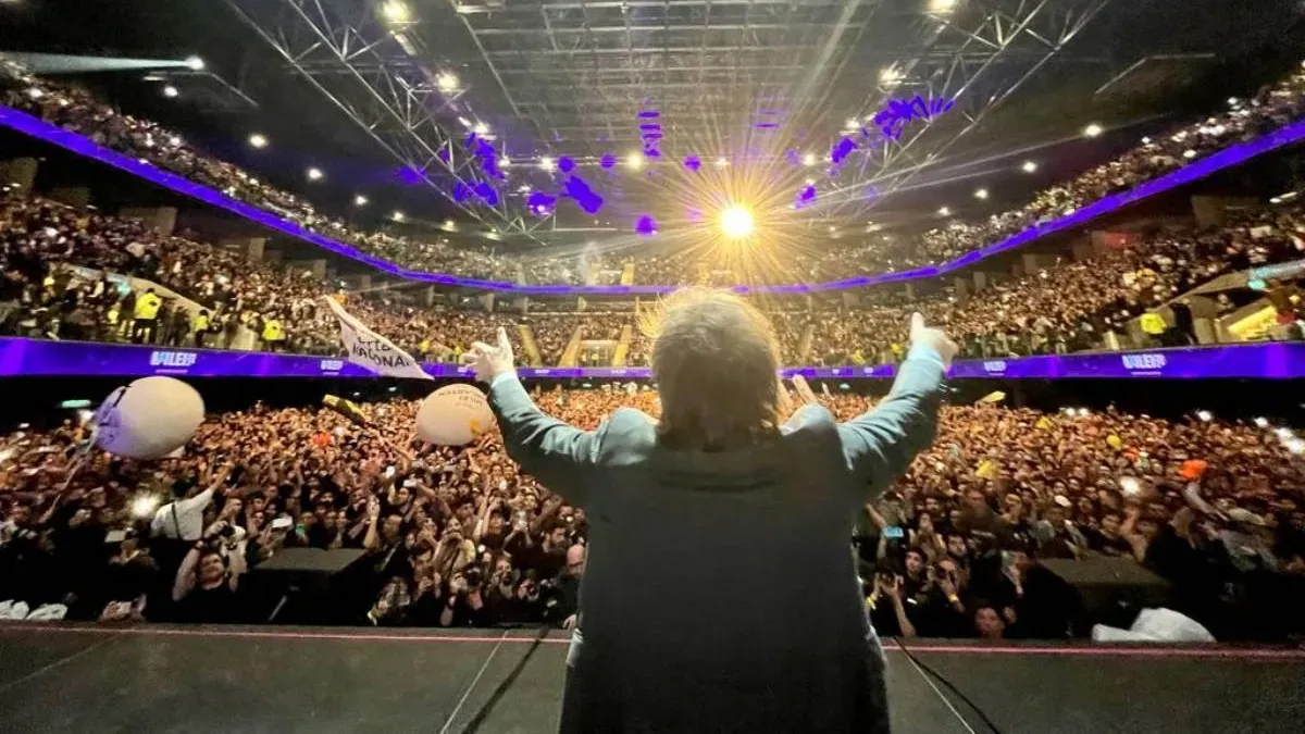 Javier Milei brindará un show musical en el Luna Park durante la