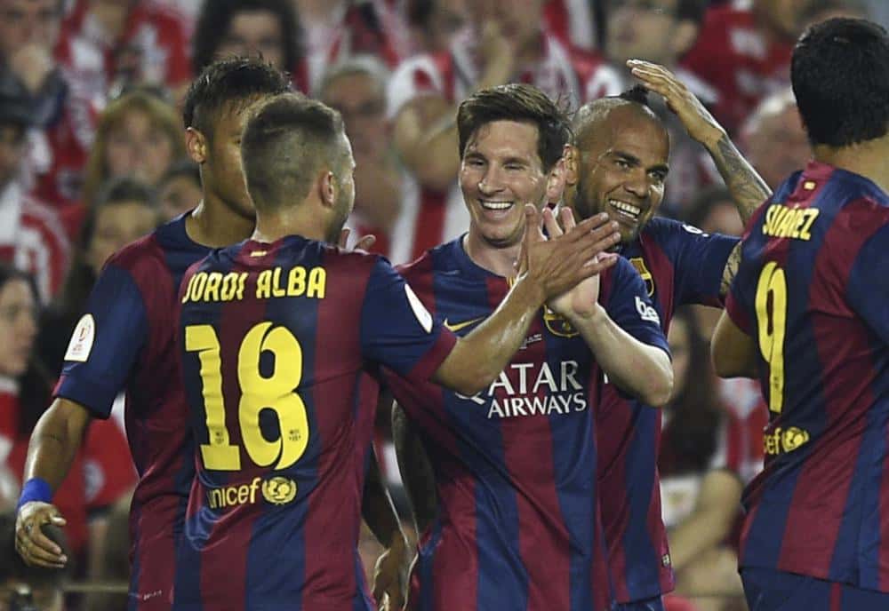 Barcelona festejó en otra  notable jornada de Messi