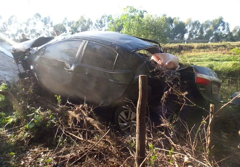 Una tandilense falleció en un vuelco en la Autovía  Nacional 14