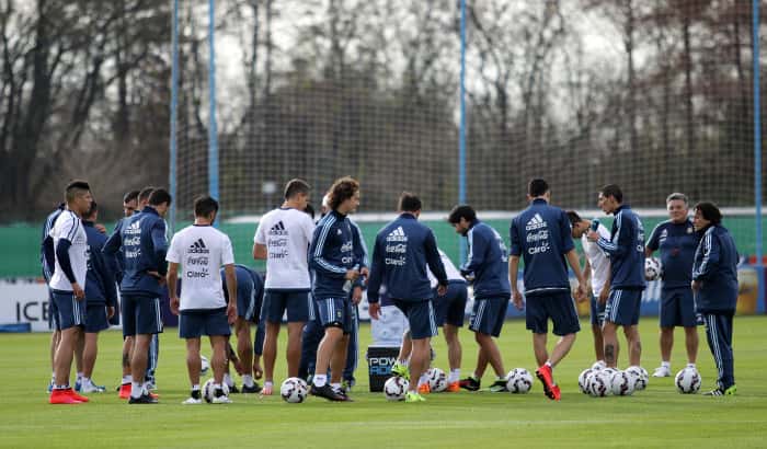 La Selección Argentina comenzó a entrenarse de cara a la Copa América
