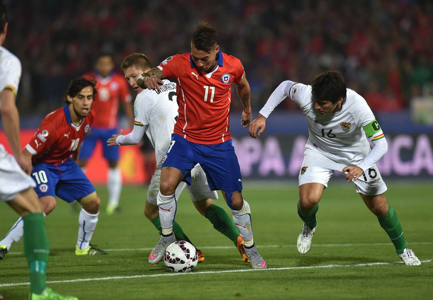 Chile y Uruguay inician  la etapa de eliminaciones