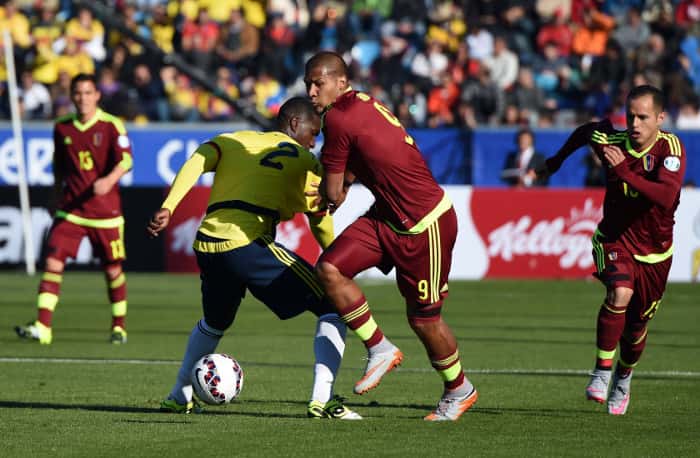 Venezuela dio la sorpresa y venció por 1-0 a Colombia