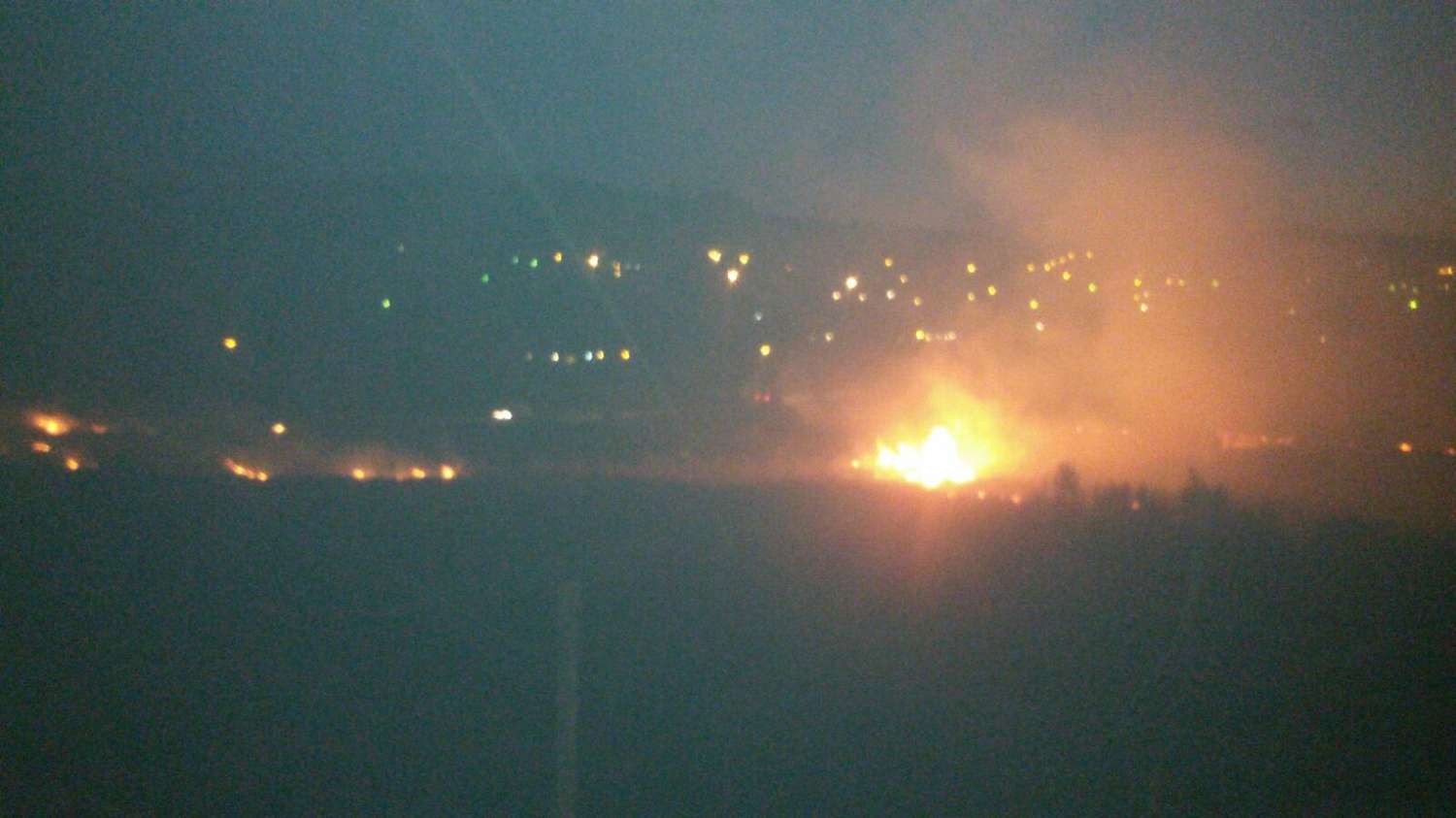 Incendio de pastos en la zona del Ramal H