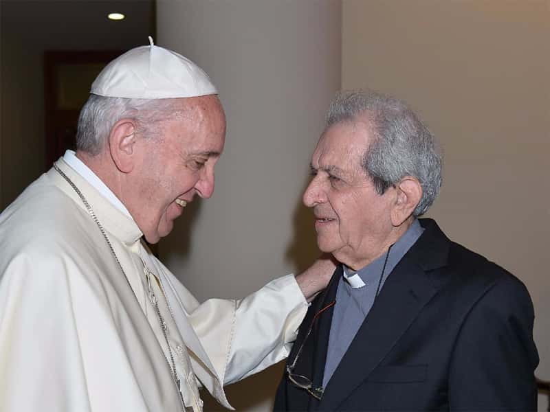 Raúl Troncoso y un afectuoso encuentro con el papa Francisco