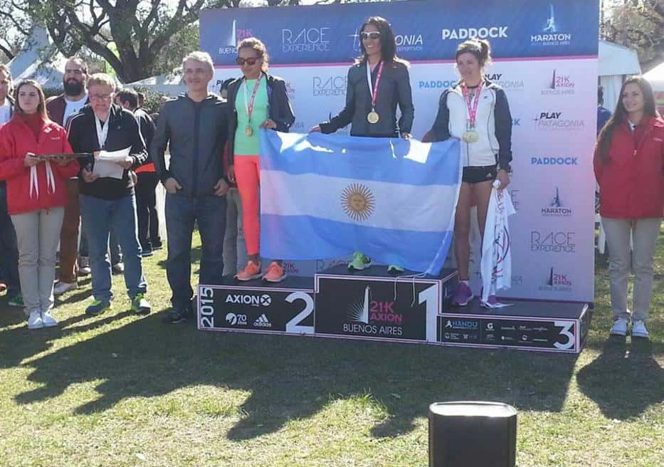 Luján Urrutia, tercera en la  Media Maratón de Buenos Aires