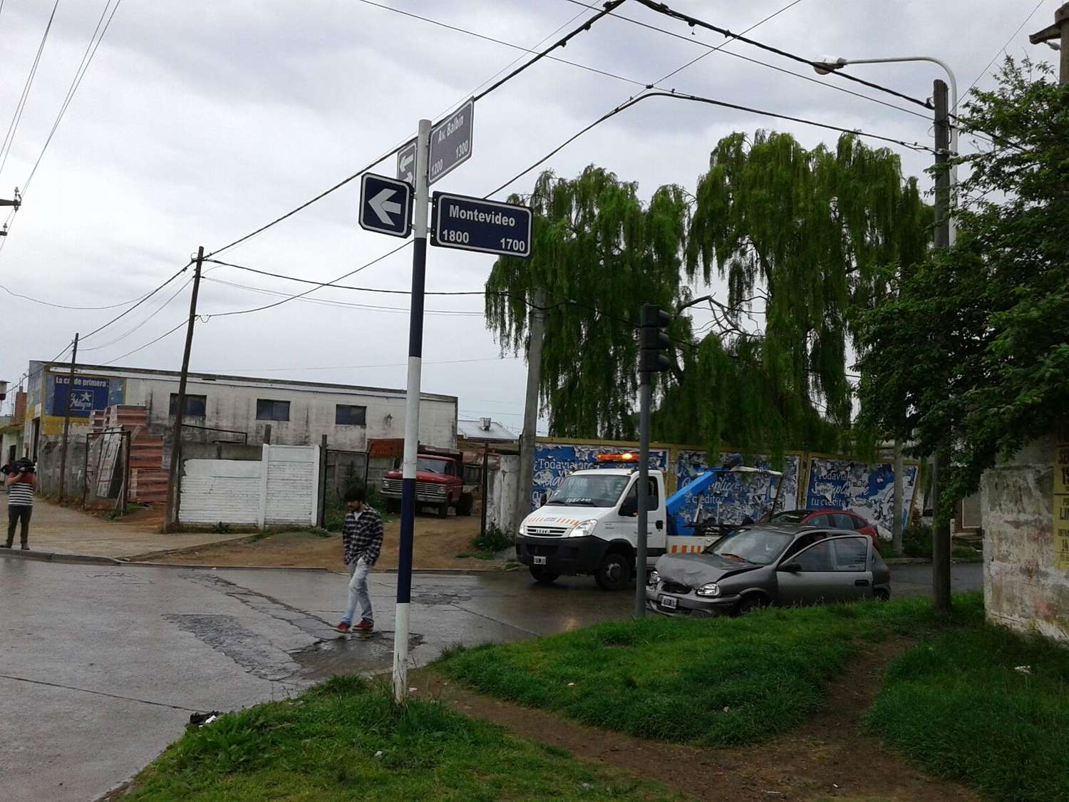 Accidente en Balbín y Montevideo
