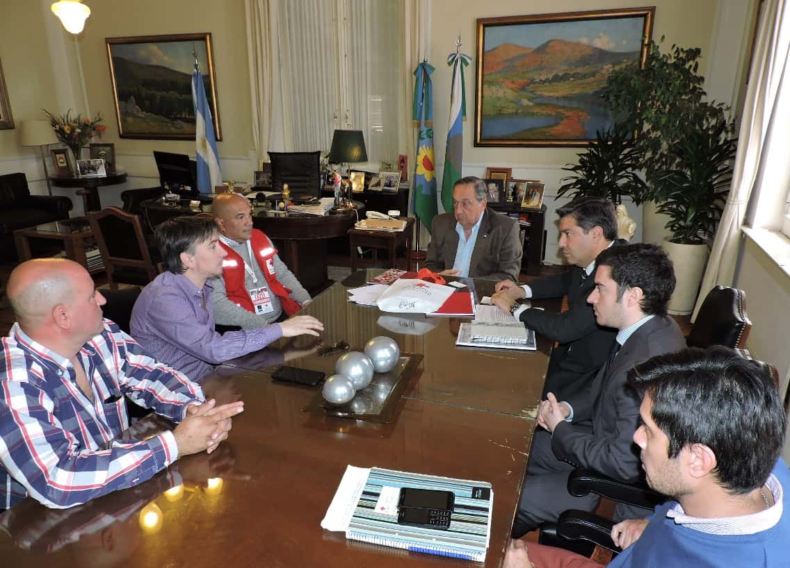 Lunghi recibió al Presidente de la Cruz Roja Argentina