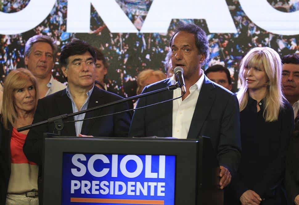 Scioli pidió que “Dios ilumine” a Macri para  que haya un “cambio superador en el país”
