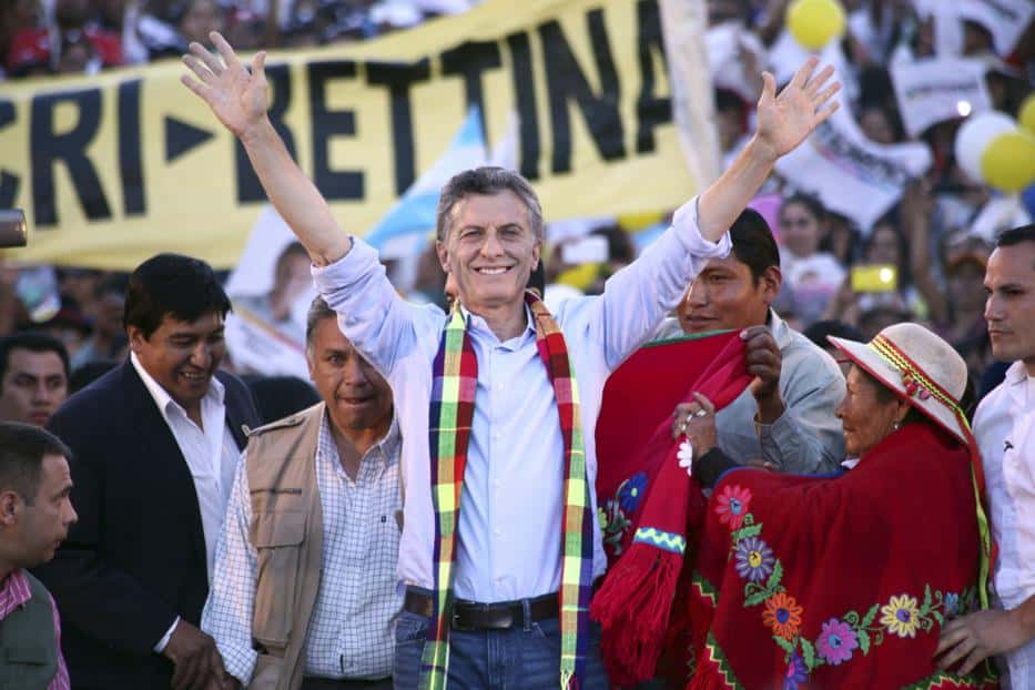 Mauricio Macri cerró su  campaña en Humauhaca