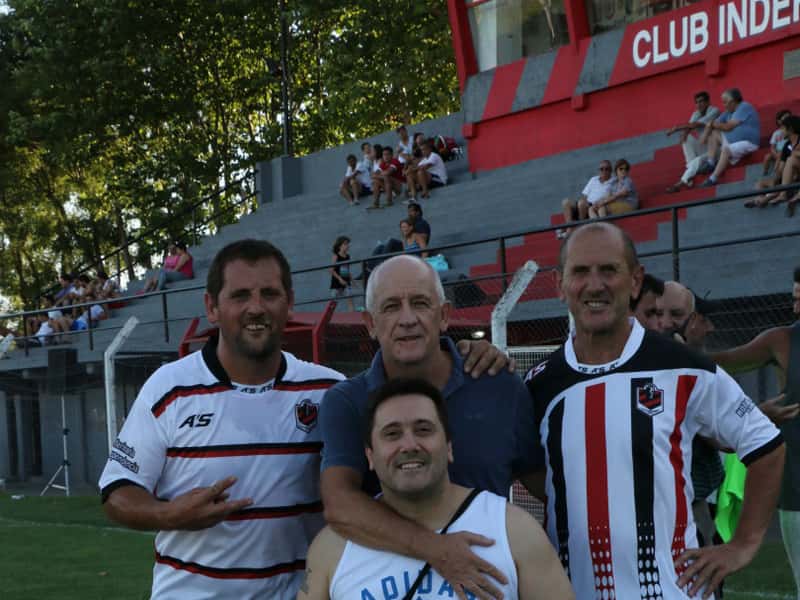 En Independiente, hubo  reencuentro de jugadores