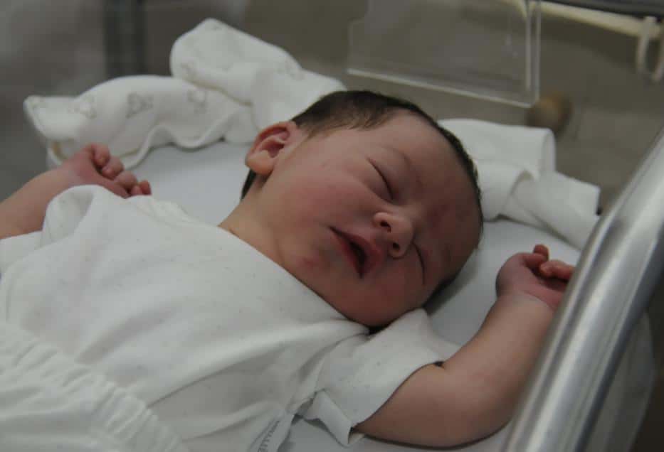 El primer bebé de 2016, León Villanueva  Romanelli