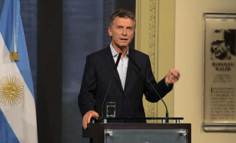 El presidente Macri anunció un “acuerdo de estabilidad laboral”