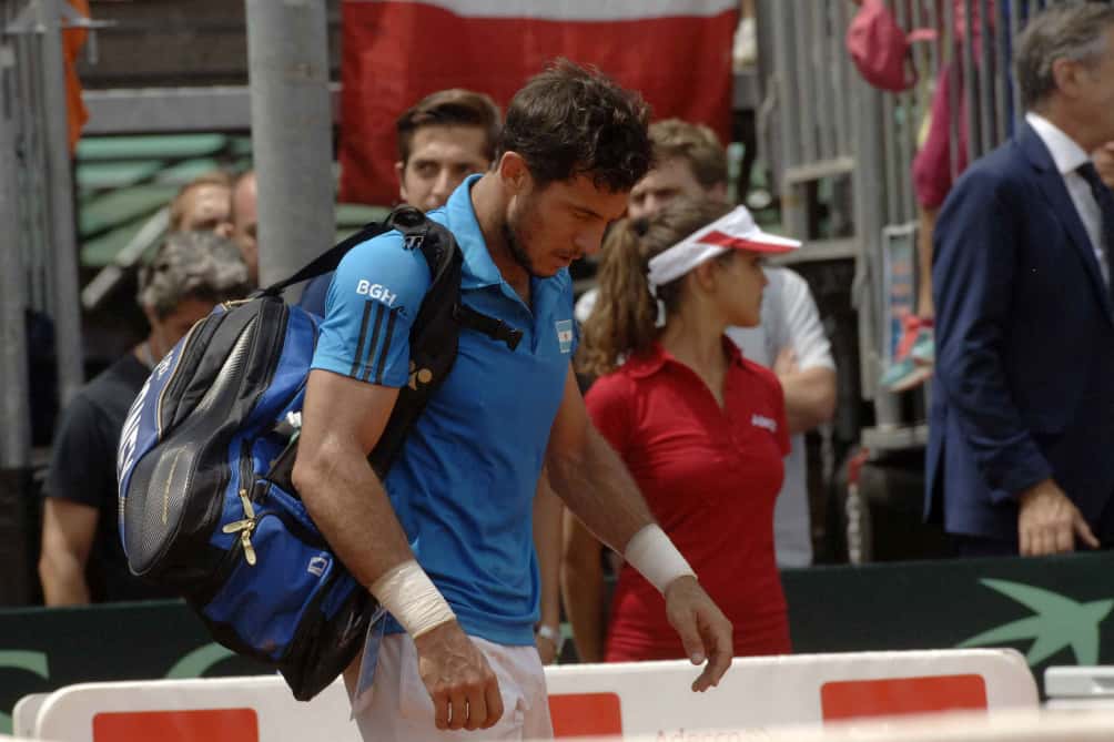 Copa Davis: Mónaco perdió ante Fognini y la serie está igualada