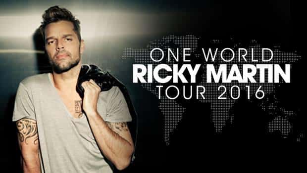 Ricky Martin presentará su  “One World Tour” en Azul