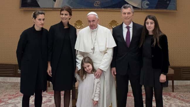 Macri se reunió con el Papa
