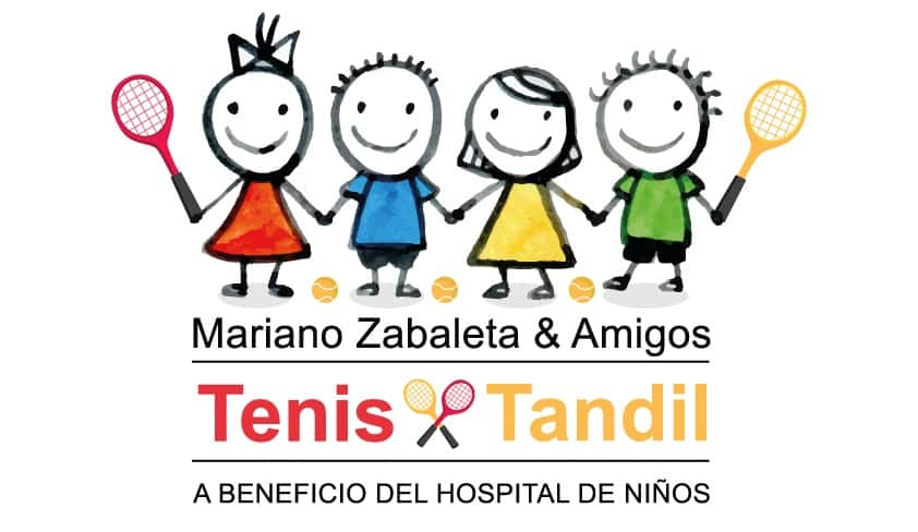 Clínica de tenis con Mariano Zabaleta a beneficio del Hospital de Niños