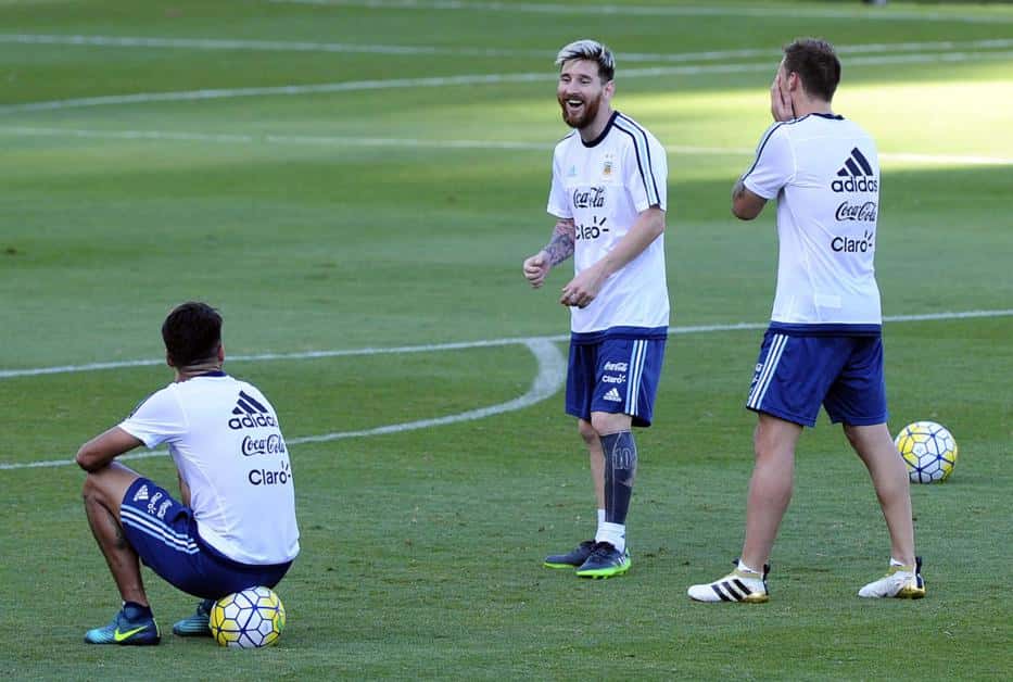 Messi realizó la primera  práctica en Belo Horizonte