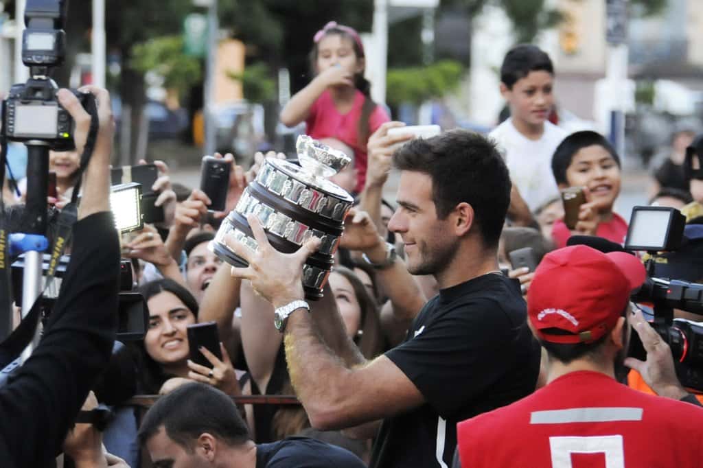 Las mejores fotos del recibimiento al campeón de la Copa Davis