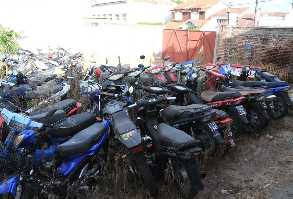 El depósito de Control Urbano: saturado de motos con infracciones