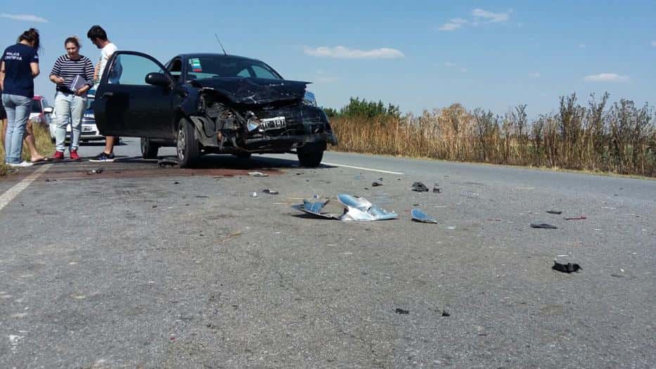 Varias personas sufrieron heridas en un  triple choque en la Ruta Provincial 74
