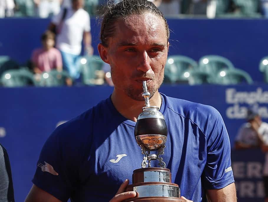 El trofeo “100% argentino” que se le entregó al campeón del Argentina Open