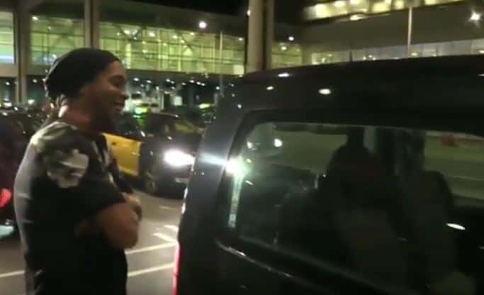 El taxista de Ronaldinho casi se va sin él