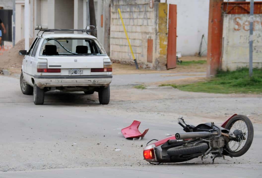 Otro motociclista herido tras un  accidente en Figueroa y Pujol