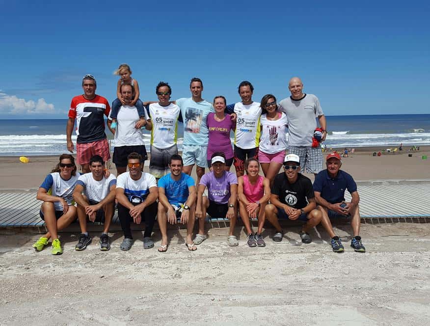 Los tandilenses, en la fecha de triatlón en Claromecó