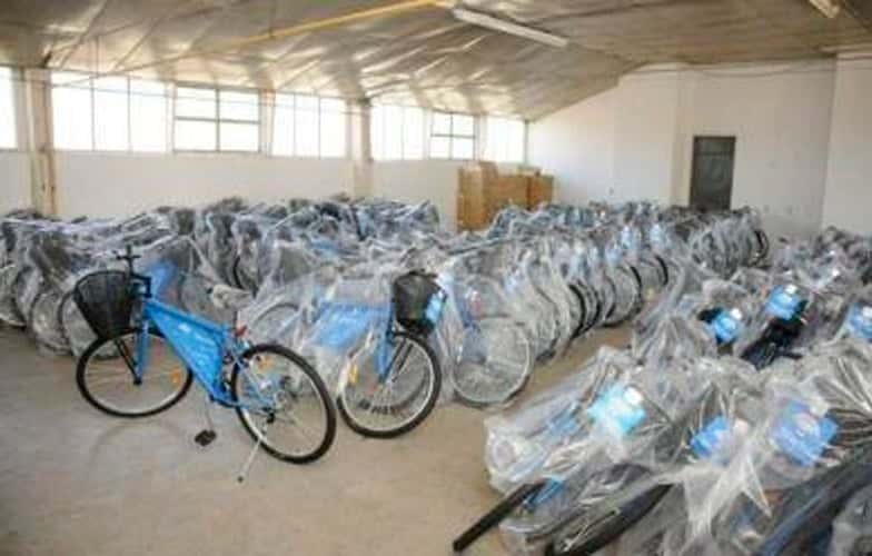 Méndez denunció el faltante de varias de las bicicletas del SUMO apiladas en la exBuxton desde 2014