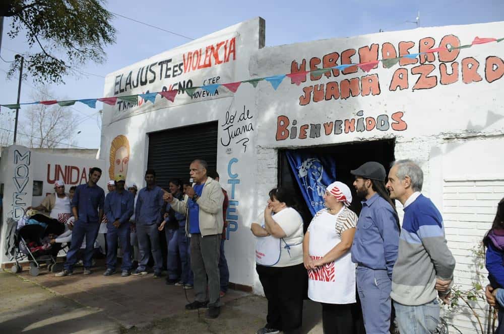 El Movimiento Evita inauguró  dos unidades productivas con  doce trabajadores en La Movediza