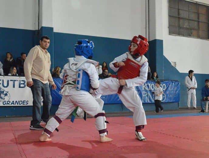 Primer torneo interno de  taekwondo en Gimnasia