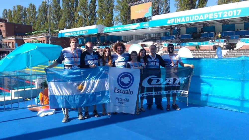 Nadadores de Escualo ya se  encuentran Budapest para el Mundial Master
