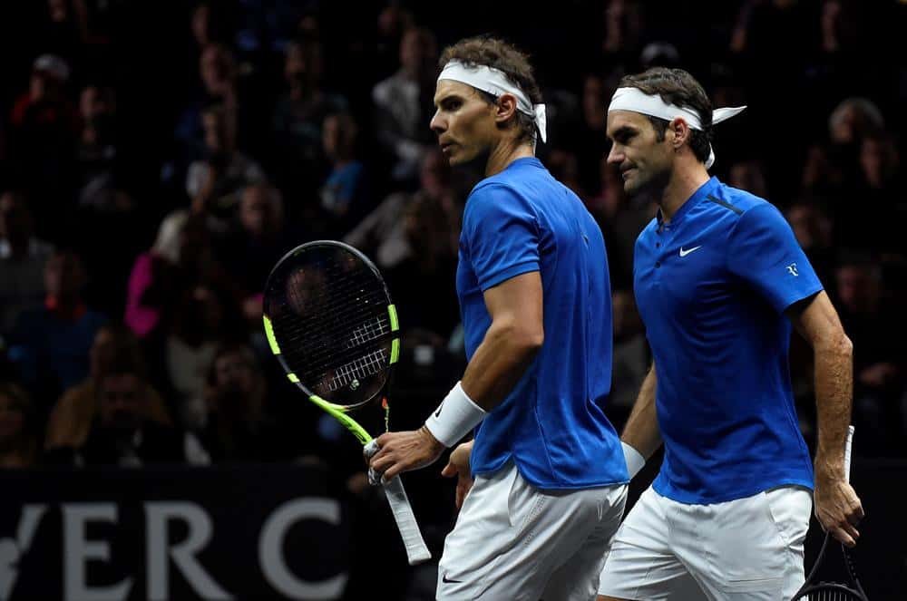 Nadal y Federer se juntaron para ganar
