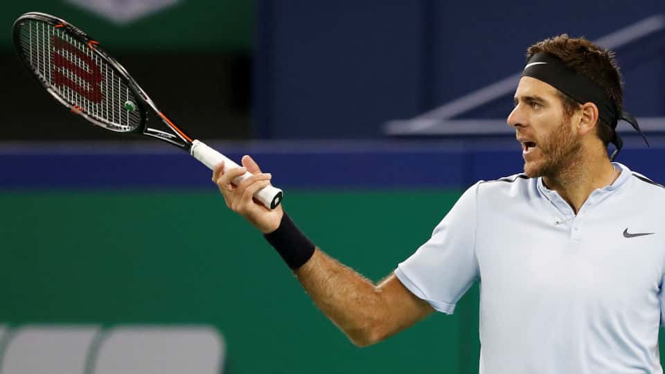 Del Potro cayó ante Roger Federer en la semifinal de Shanghai