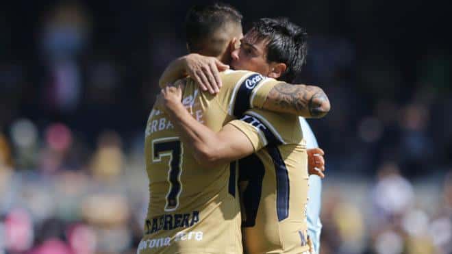 Matías Alustiza anotó por  primera vez para UNAM