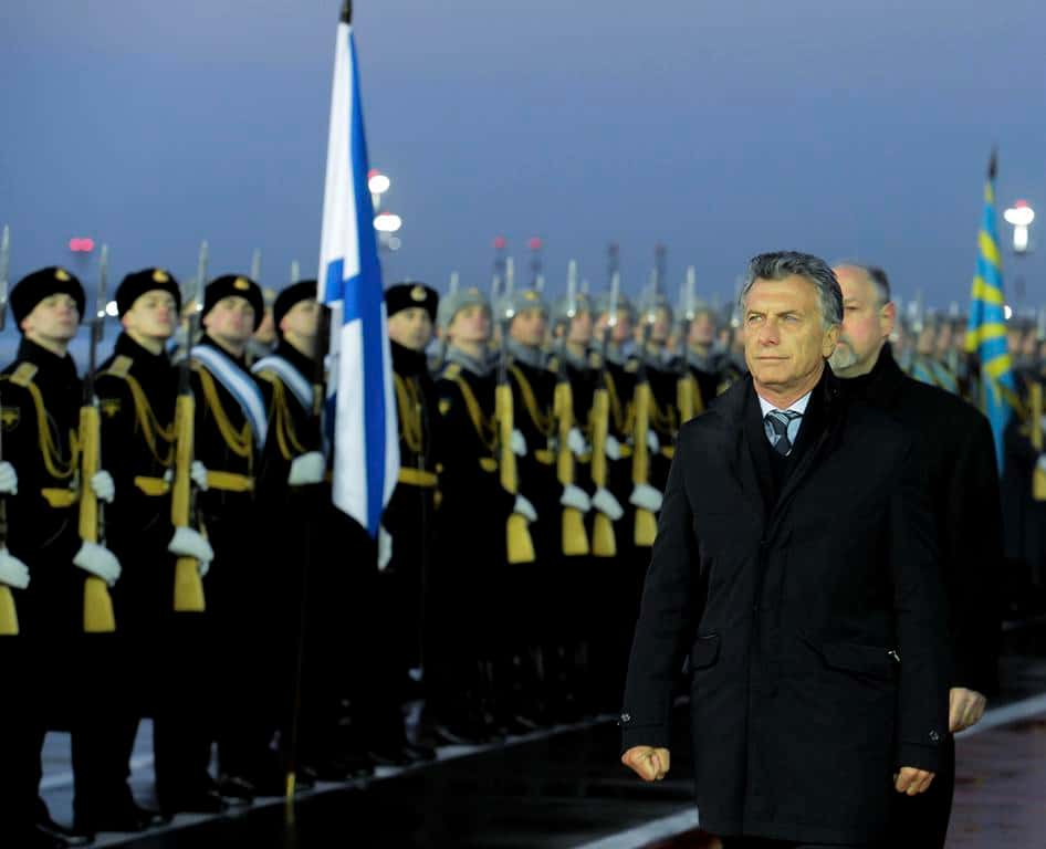 El presidente Macri llegó a Moscú y llamó a  generar “campos de cooperación” con Rusia