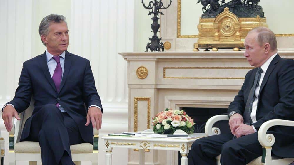Macri destacó el liderazgo de Putin, con un  “acompañamiento casi único en el mundo”