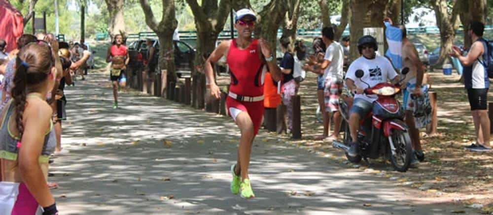 Inda terminó quinto en  el triatlón de Tapalqué