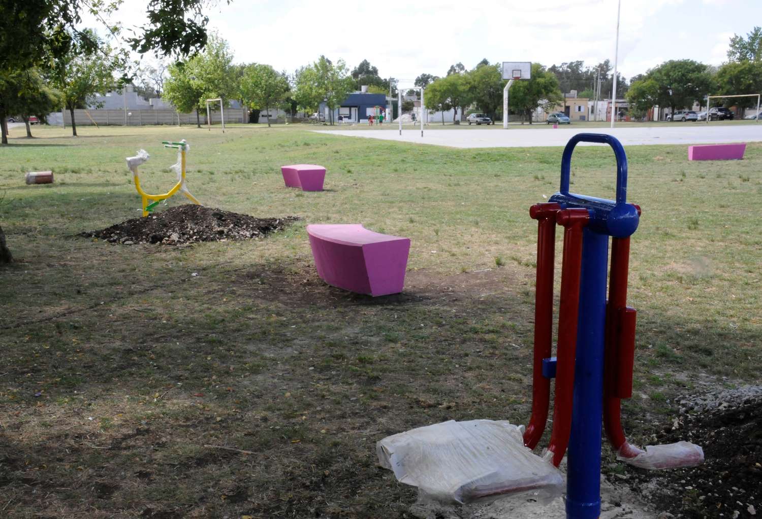 El municipio avanza con la instalación de juegos saludables en diferentes espacios públicos de la ciudad