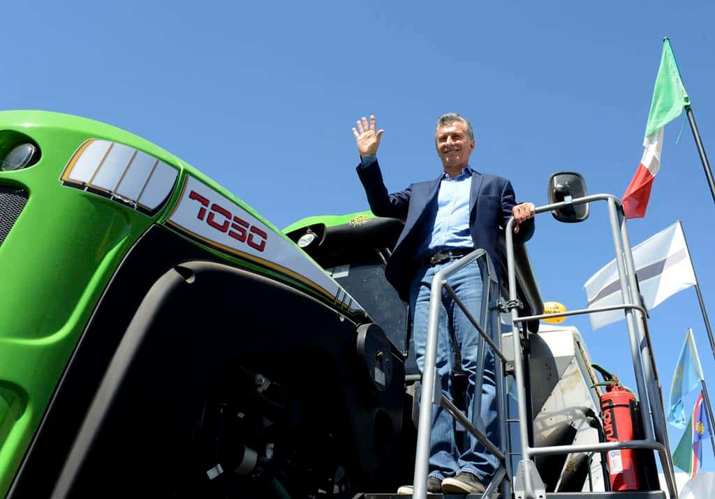 “No están solos”, dijo Macri a  los productores agropecuarios durante la apertura de Expoagro