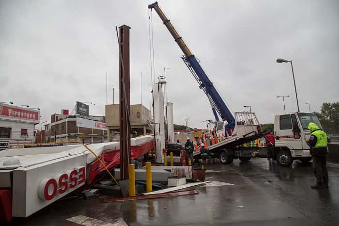 Intenso temporal de lluvia y viento sobre Capital Federal y el Conurbano, con dos víctimas fatales