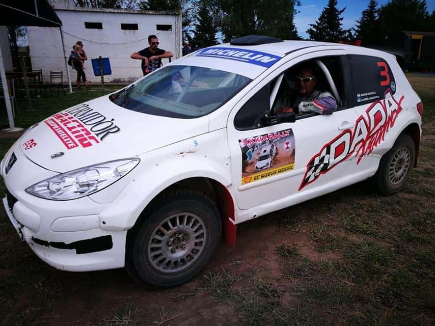 Arenas-Chiacchio en el  Rally de Coronel Pringles