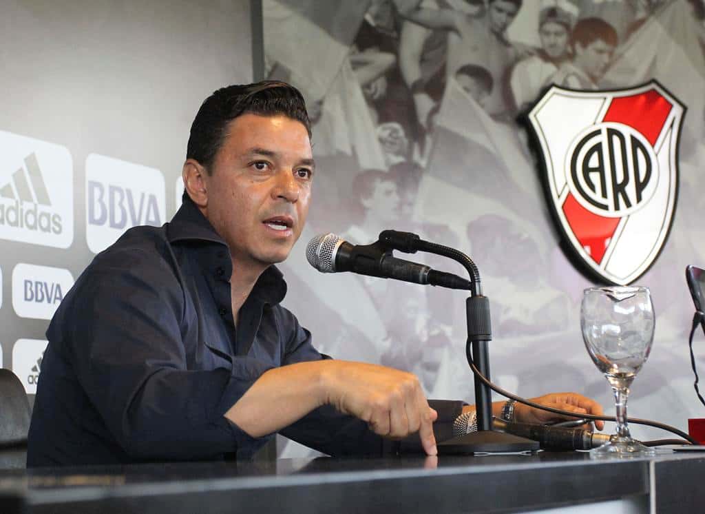 Gallardo hará un cambio para recibir a Flamengo