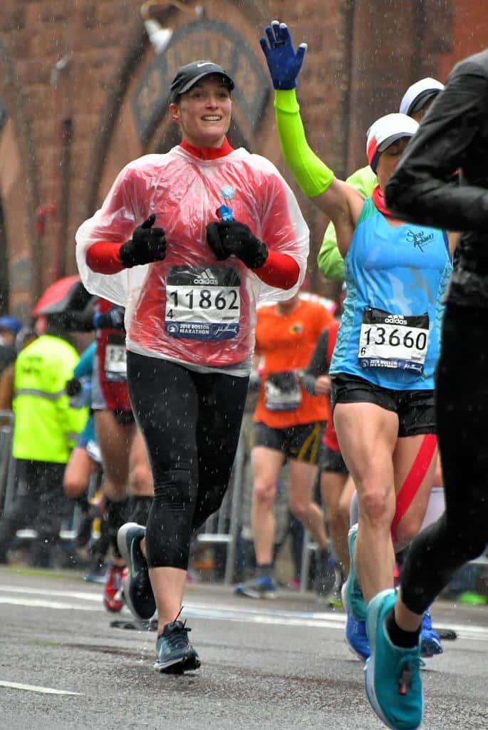 Julia González, una tandilense en la maratón de Boston
