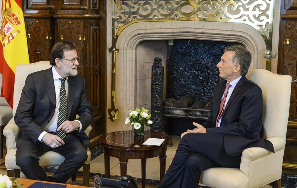 Macri recibió a su par de  España, en la Casa Rosada