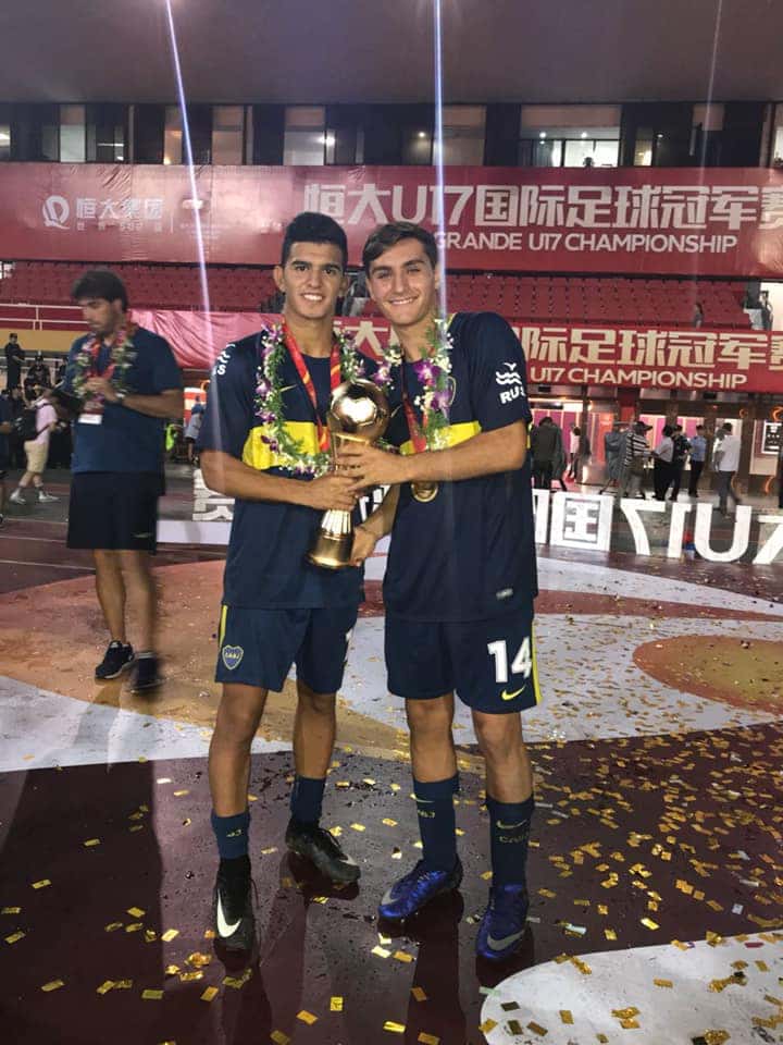 Dos tandilenses se consagraron campeones con Boca en China
