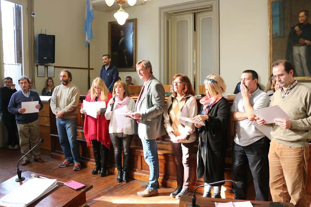 El Concejo distinguió a Manuela Irianni y  al equipo del Teatro Solidario Valor-Arte