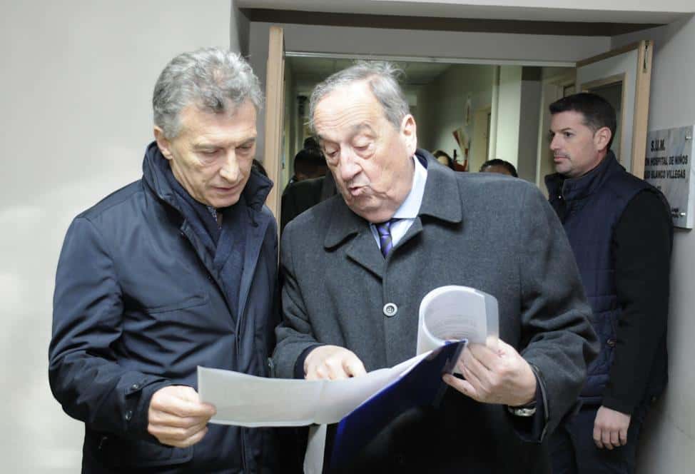 En una sorpresiva visita a Tandil, Macri y Vidal recorrieron junto a Lunghi el Hospital de Niños