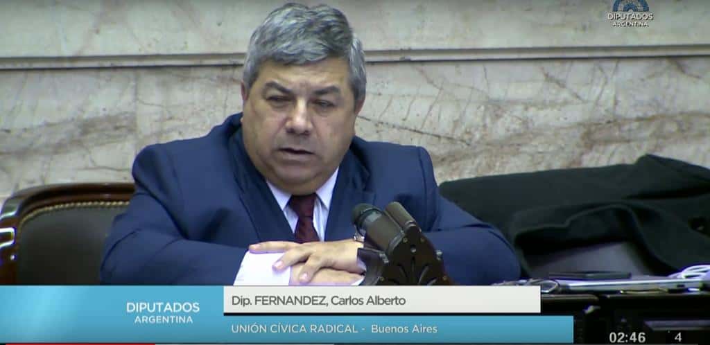 El diputado Carlos Fernández sumó su perspectiva  al debate y fundamentó su voto “a favor de la vida”