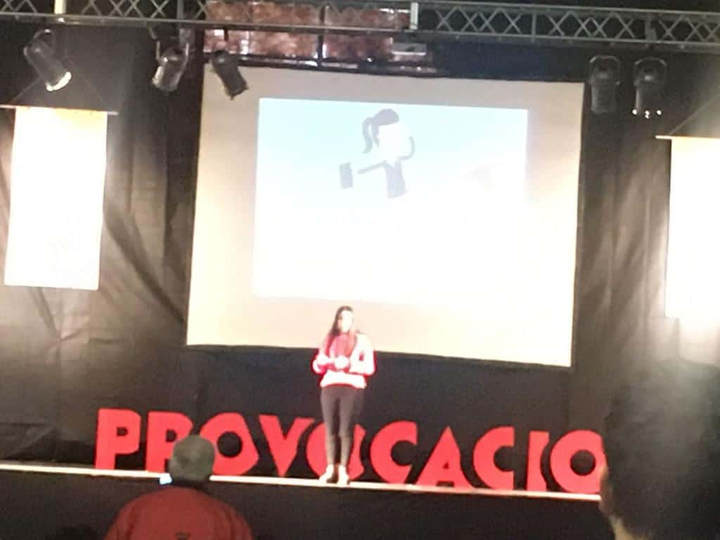 Una jugadora de Las Pumas dio una charla en Provocación Tandil